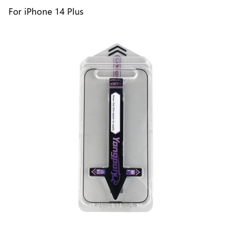 For IPhone 15 14 12 Full Cover Screen Protector Tempered Glass Easy Install Edge_voghion.com