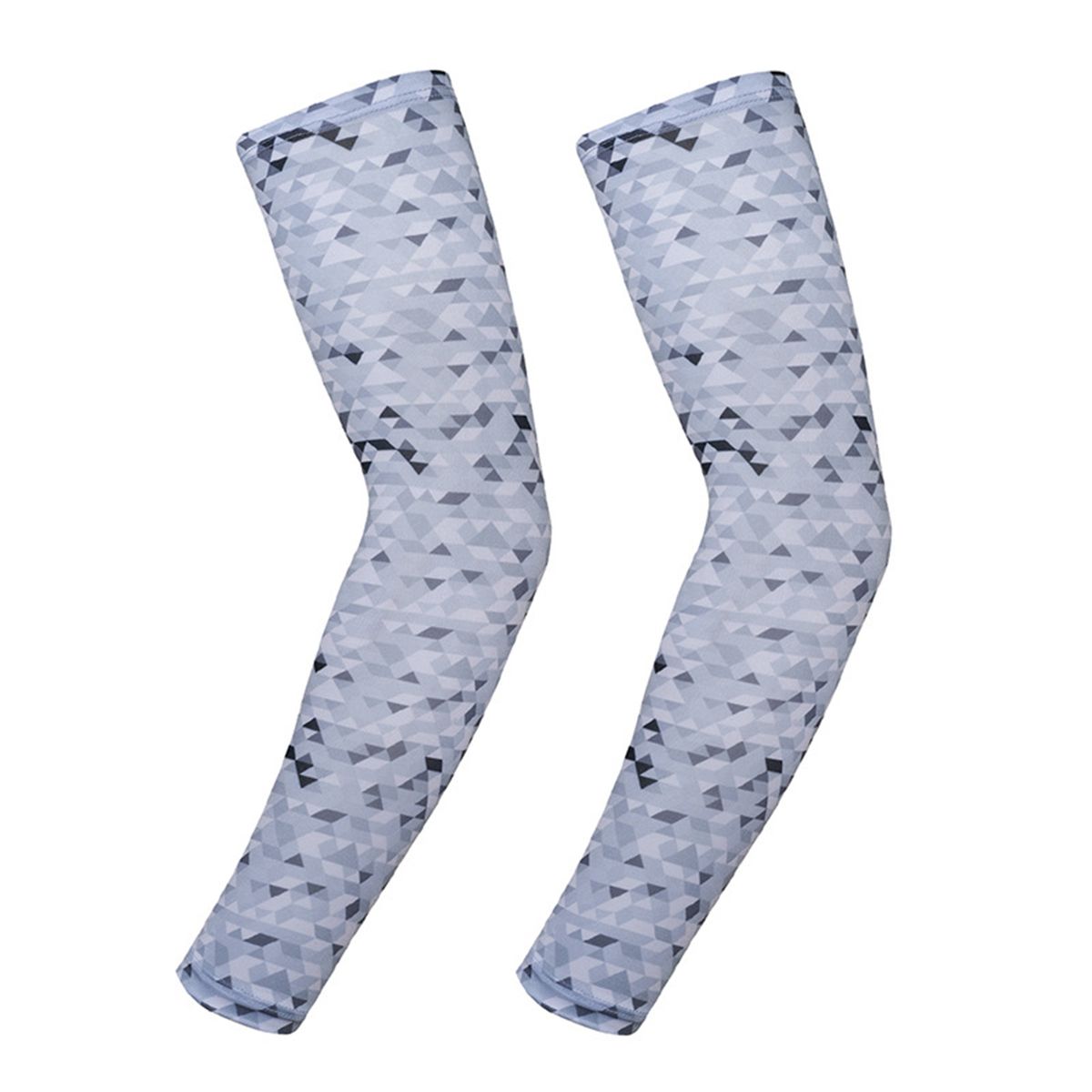 SportLife 1 par solärmar Mjuk andas Stretchig kompressionskylning UV-skydd Solärmar för löpning_voghion.com