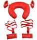 Brinquedos sexuais de algodão Bdsm Bondage Set Algemas Sexy Perna Travesseiro Afinador Cinto Dobrável Orgasmo Brinquedo de Casal y_voghion.com