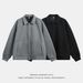 Men's Clothing Men's Autumn New Style Lapel Raglan Sleeve Casual Jacket Short Wide Silhouette Texture Loose Business Woolen Coat_voghion.com