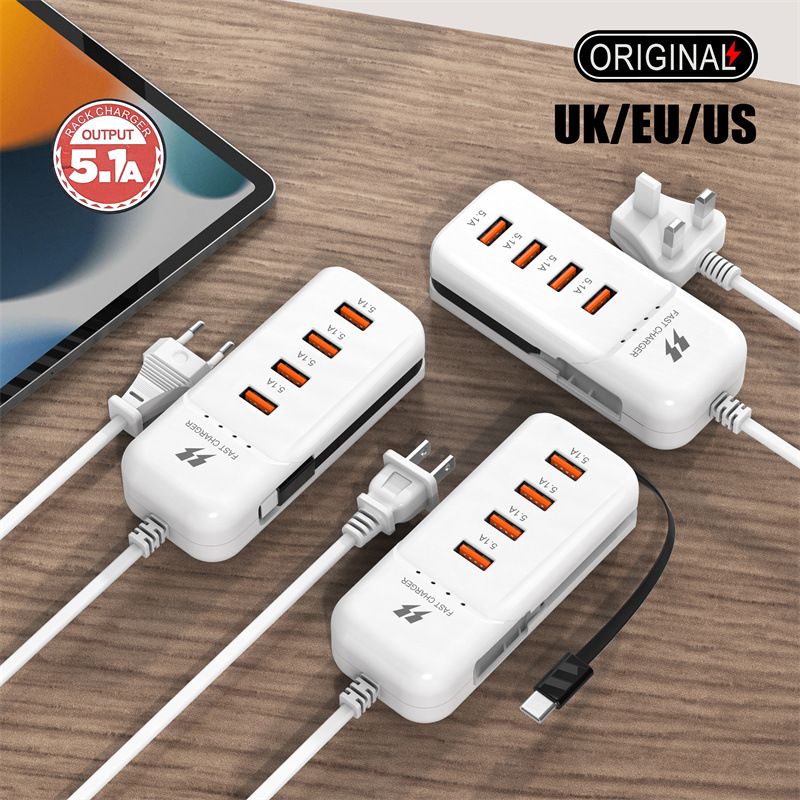 Handy-Ladegerät Pd + Usb Multi Port Ladekopfbuchse Geeignet für Android 3.1a Buchse Typ c_voghion.com