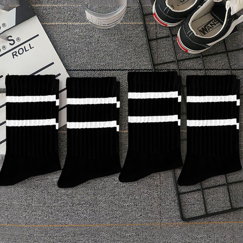 Autumn And Winter Men's Mid Tube Socks Antibacterial Deodorant Sweat Absorbent Breathable Sports No Pilling Trendy Socks Couple Socks_voghion.com