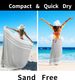 Extra Large Picnic Turkish Beach Towel Camping Blanket Ark Stadium Outdoor Grass Hammock Ground Carpet Lightweight_voghion.com