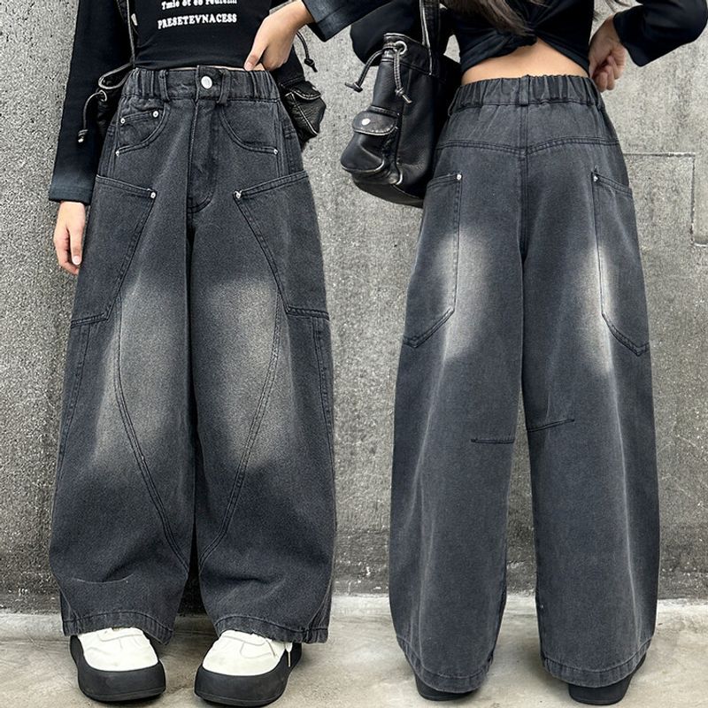 Girls Jeans Machete Pants New Children's Miscellaneous European And American Jeans_voghion.com