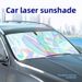 New Front Windshield Sunscreen, Heat Insulation, Foldable Sunshade, Summer Car Laser Sunshade_voghion.com