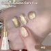 Nail Glue Early Autumn Cat's Eye Nail Polish New Style Popular Yellow Small Light Bulb Cat's Eye Nail Polish For Nail Salons_voghion.com