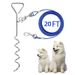 Pet Stake Tie Steel Wire Rope Dog Leash Wear-resistant_voghion.com