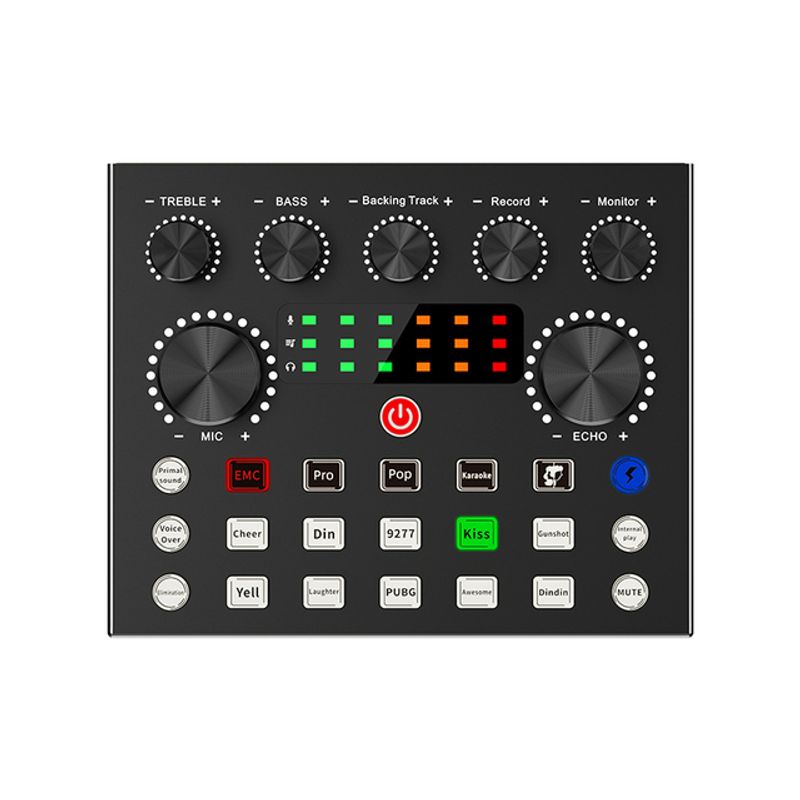 Placă de sunet pentru microfon F998/V8S, amplificator audio pentru consolă Mixer Live_voghion.com