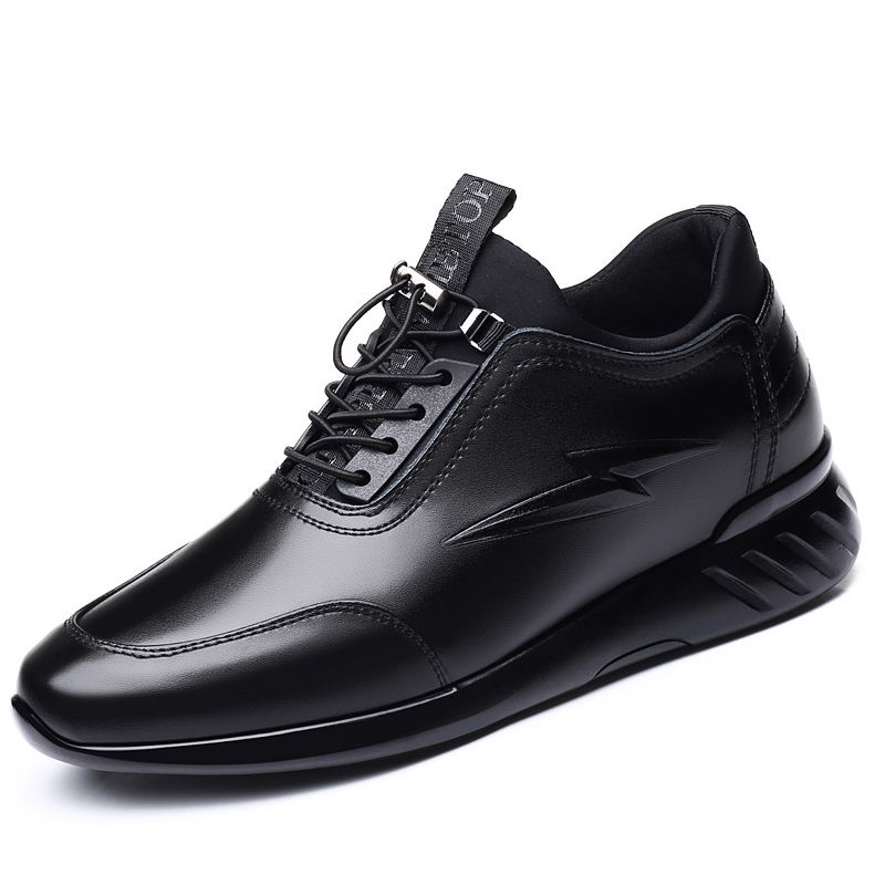 TerraStride Business Formal Two-Layer Cowhide Genuine Height Increasing Spring Summer Casual Men's Leather Shoes_voghion.com