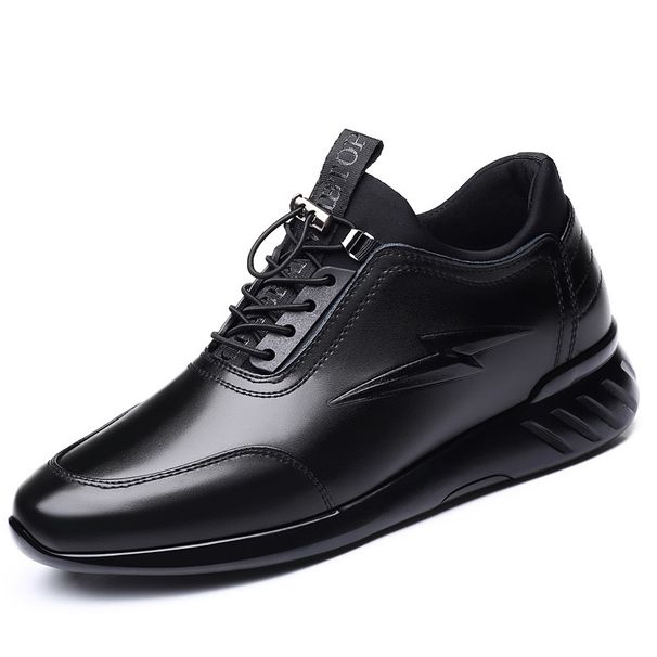 TerraStride Business Formal Two-Layer Cowhide Genuine Height Increasing Spring Summer Casual Men's Leather Shoes_voghion.com