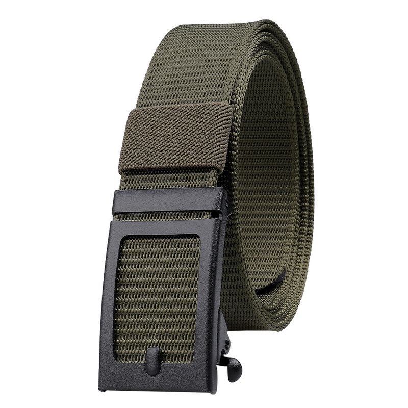 HOT Ratchet Belt Men Work Casual,1 3/8inch Wide Quick Release Automatic Slide Buckle Nylon Webbing Waist Belt,Gifts for Dad_voghion.com