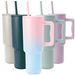Home & Garden New Gradient 304 Steel Thermos Cup Portable Handle Straw Cup 40oz Large Capacity Ice Cup_voghion.com