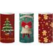 Christmas LED Candles Set, 3-Pack Flameless Remote-Controlled Decorative Lights With Gingerbread Man & Bell Designs, Warm White/Flickering Modes_voghion.com