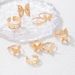 New Bohemian Butterfly Ring Set Geometric Simple Hollow Nine-piece Ring Set_voghion.com