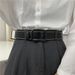 Belt For Men With Worn-out Treading Lines, Wide Korean Youth Fashion, Sier Needle Buckle, Casual Belt, Versatile Belt_voghion.com