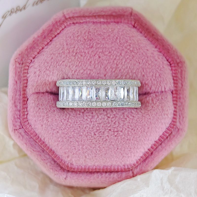 Anello di diamanti di alta qualità, semplice ed esclusivo, con placcatura galvanica, tendenza moda hip-hop R5389_voghion.com