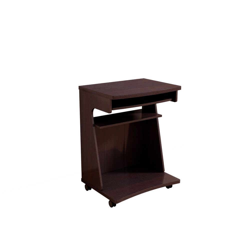 Utility Cart Microwave Cart Kitchen Cart Computer Cart One Gliding Shelf Two Shelves Rounded Corners Mobile On Rolling Castor Wheels Red Cocoa Espre_voghion.com