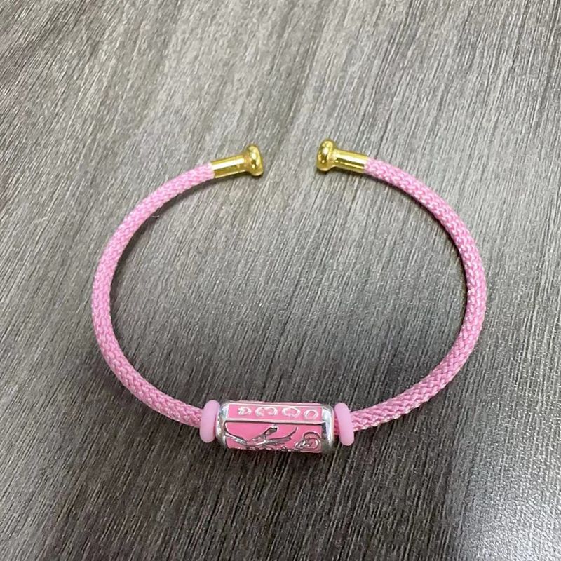 Bracciale tubolare con amuleto di Buddha, talismano cubano dei chakra, in argento tailandese, squisita moda, semplice, stile artistico, elastico, nicchia per mano_voghion.com