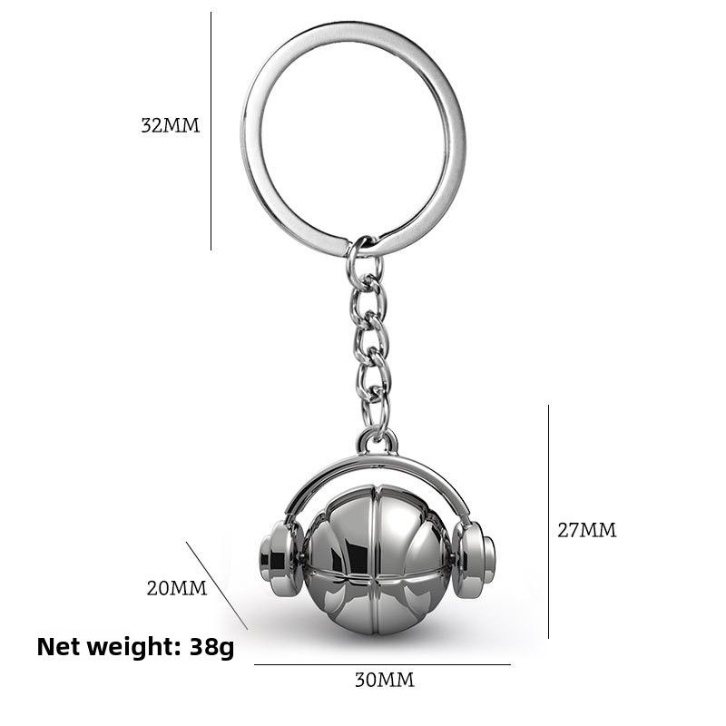 Self-Created Keychain Pendant Basketball Club Promotional Gift High-Value Souvenir_voghion.com