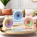 Cute Dog Shape Mini Fan - USB Rechargeable 3-Speed Desktop & Handheld Fan For Bedroom/Office_voghion.com