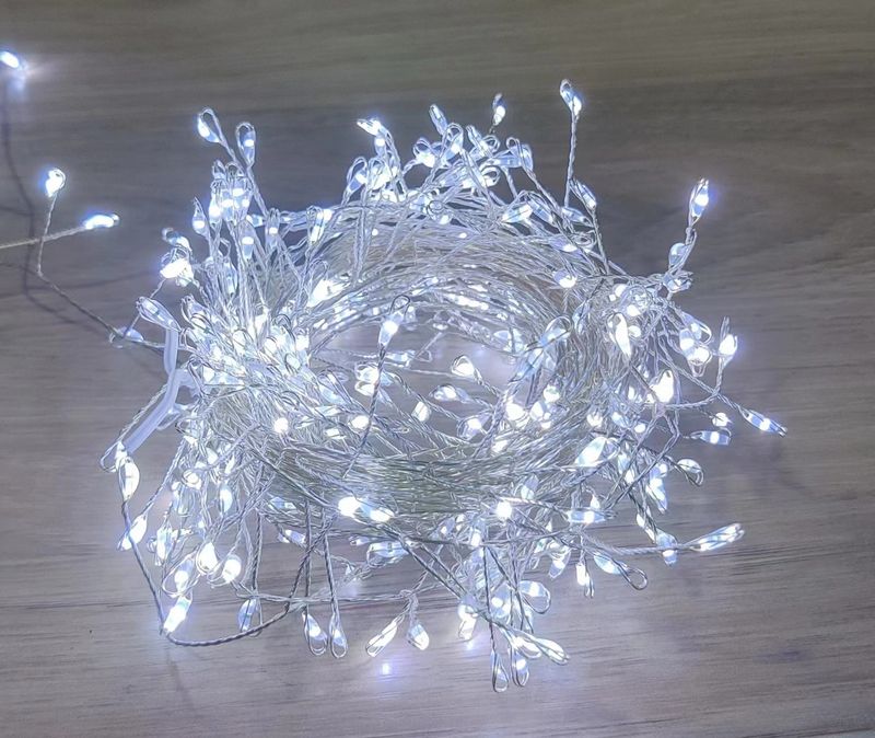 Firecracker LED-lichtsnoer - op afstand bedienbare kerstversiering met koperdraad (warm wit/veelkleurig, 5 m/10 m/20 m, 8 standen)_voghion.com
