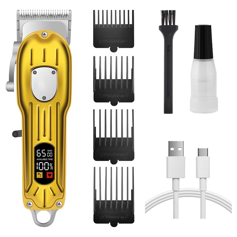  professional hair clipper electric clipper adjustable knife distance hair clipper trimming hair styling electric clipper_voghion.com