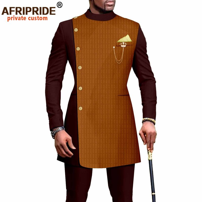 Abbigliamento maschile Africa Set per il tempo libero maschile Set due pezzi con catena_voghion.com