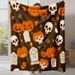 Digital bedruckte Flanell-Halloweendecke_voghion.com