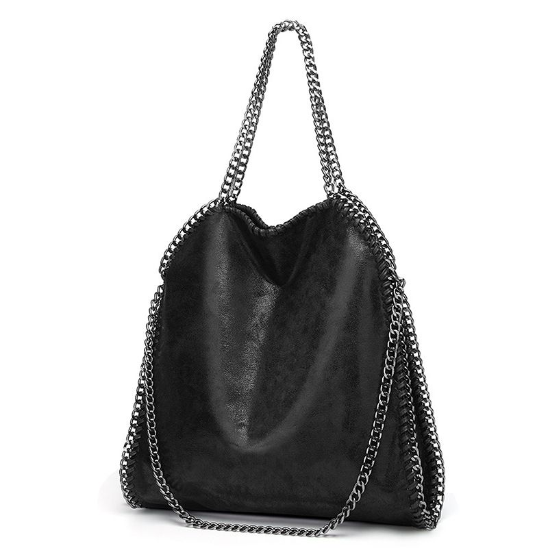 Borse da donna, nuove borse a catena, alla moda, di marca, semplici, pieghevoli, da donna, a tracolla, casual._voghion.com