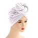 Muslim solid color ethnic Baotou hat three-dimensional twist ball turban hat Indian hat_voghion.com