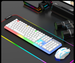 GTX350 Wired Keyboard And Mouse Set Russian Arabic Illuminated Mechanical Feel Gaming Computer_voghion.com