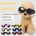 Lässige Sommersonnenbrille für Hunde, Faltbare Schutzbrille, Universeller Sonnenschutz für Teddy-Haustiere und UV-beständige Brille_voghion.com