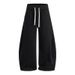 Men’s Casual Drawstring Jogger Pants – Relaxed Fit, Straight Leg, Cotton Blend (M-4XL, Black/Grey/Heather Grey, Everyday & Streetwear Essential)_voghion.com