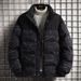 Herren-Winterjacke im koreanischen Stil aus Baumwolle – Stehkragen, lockerer Schnitt | Vintage-Streetwear aus Hongkong | Verdicktes Unisex-Design_voghion.com