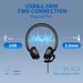 EH10 Professional Wired Headset With USB – 50mm Drivers, Noise-Canceling Mic For Call Centers, Gaming, Office (Black)_voghion.com