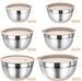 26PCS Stainless Steel Mixing Bowls Set With Airtight Lids Non-Slip Bottoms Grater Attachments Kitchen Gadgets 7 4 2.5 2.0 1.5 1QT_voghion.com