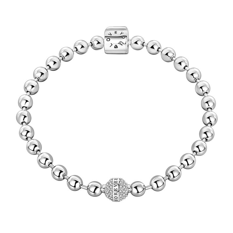 Bracciale da donna in argento placcato in rame con ciondolo fai da te, a forma di farfalla, con perlina eterna, stella dorata e luna._voghion.com
