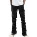 Men's Retro Wide-Leg Jogger Pants – Hip-Hop Streetwear With Drawstring Waist & Flared Cuffs, Breathable Polyester Blend_voghion.com