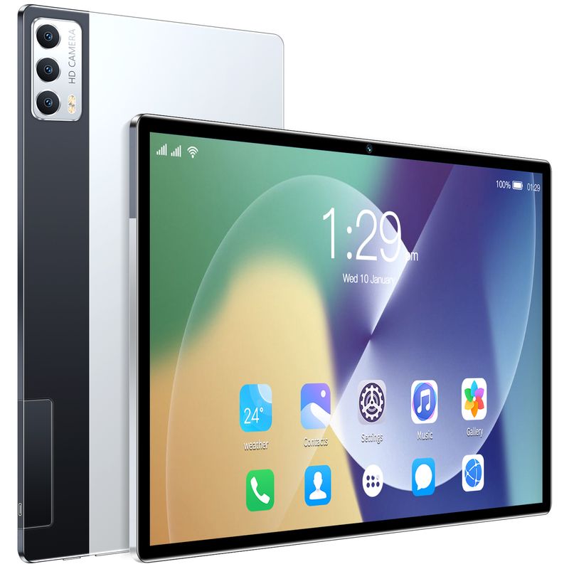 X11Pro 11,6" Android-tablet | 8 GB RAM + 256 GB opslag | Quad-coreprocessor | 13 MP camera | Bluetooth | EU/VS/VK/AU-versies (zilver/goud/blauw)_voghion.com