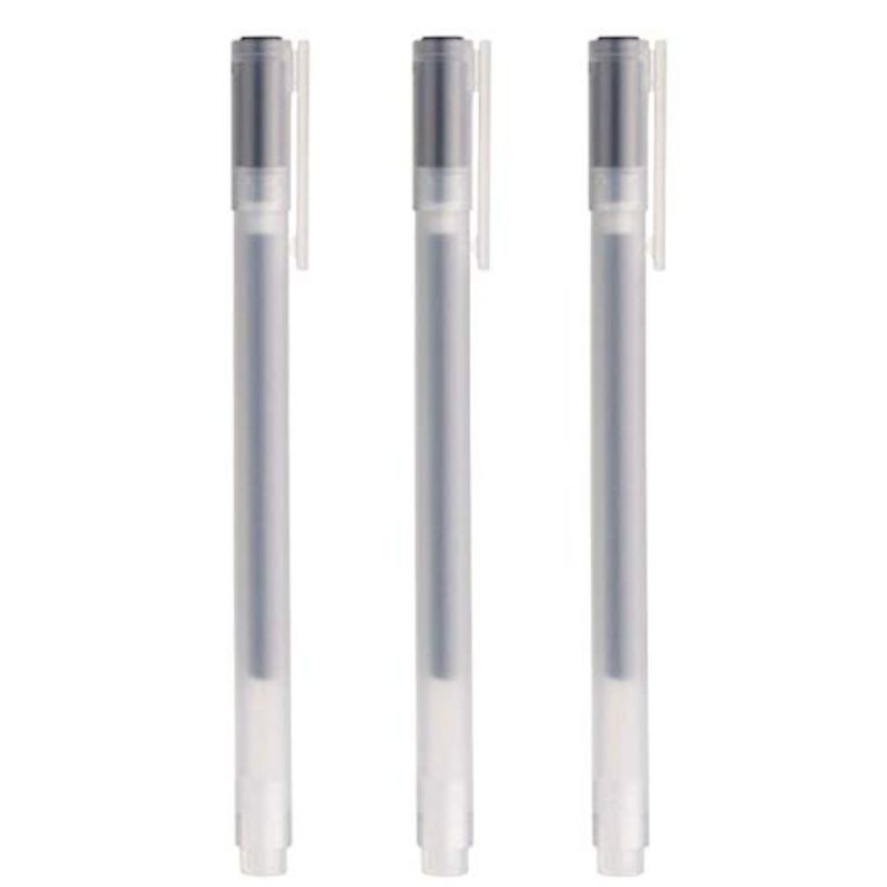 Gel Ink Ball Point Pen Black 0.38mm Pack Of 3 Japan Import_voghion.com