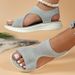 2025 Open Toed Women's Flying Woven Mixed Batch Adhesive Roman Sandals_voghion.com