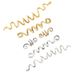 European & American Dreadlock Alloy Hair Accessories, Celtic Ethnic Style Spiral Electroplated Hair Clips, Wig & Braid Jewelry Set_voghion.com