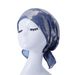 Korean Velvet Turban Hat – Floral Tie-Dye Chemo Cap (Breathable Two-Tail Design For Women)_voghion.com