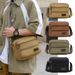 Canvas Single Shoulder With Multiple Zippers, Crossbody Men, Casual Fashion Men's Bag, Medium Size Bag For Men_voghion.com