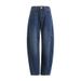 Jeans Cocoon larghi e curvi, alla moda, leggeri, decostruiti, alla moda e pionieristici, con tangente divisa_voghion.com