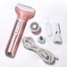 Women's Electric Shaver Pink Multifunctional Full Body USB Charging Hair Removal Device_voghion.com