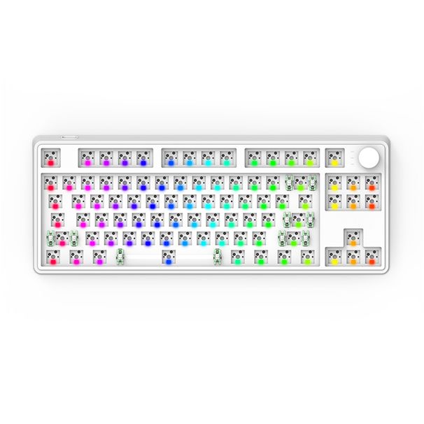 Osai Dk86 Ενσύρματο Bluetooth 2.4G Τριών Λειτουργιών RGB Παιχνιδιού με Hot Plug κάτω από τη Θέση της Λάμπας Προσαρμοσμένο Πληκτρολόγιο Nical_voghion.com