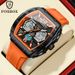 Men's Digital Analog Dual Display Watch With Large Dial, Waterproof, Luminous, Sporty Design For Outdoor Activities_voghion.com
