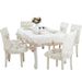 European style dining table cloth tablecloth cloth art tea table cloth pastoral chair cover cushion set rectangular oval_voghion.com