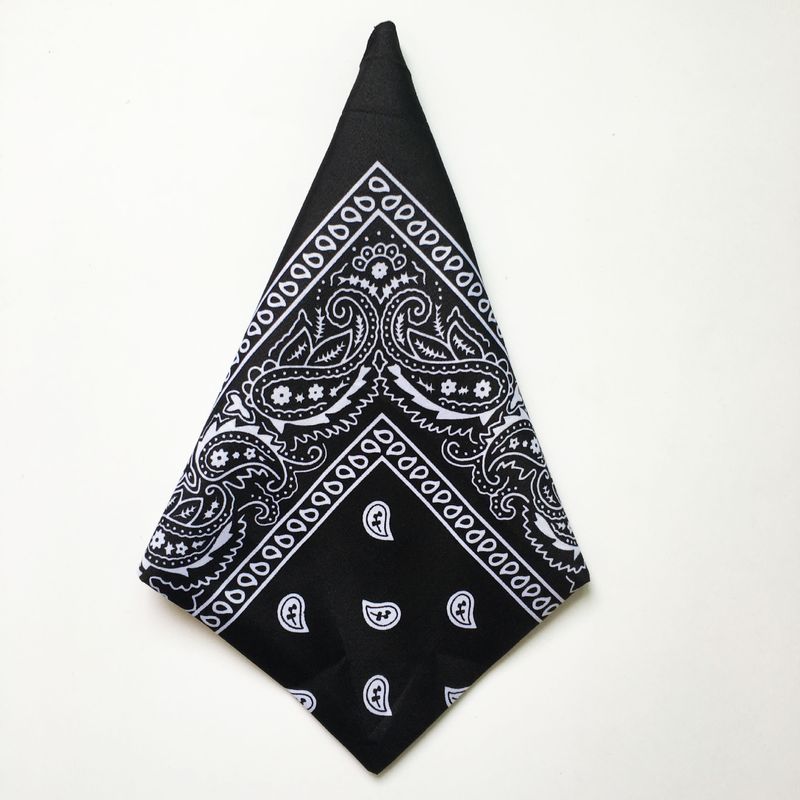 Algodão Flor de Caju Ameba Lenço Quadrado Paisley Street Dance Magic Headband Máscara Bandana Off Road_voghion.com